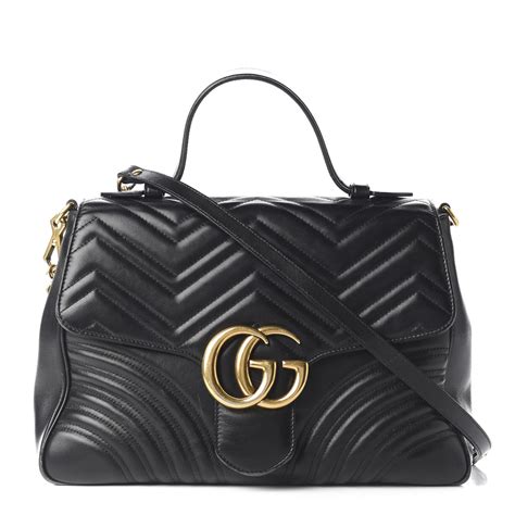 gucci calfskin matelasse medium gg marmont top handle bag|Gucci handbags online.